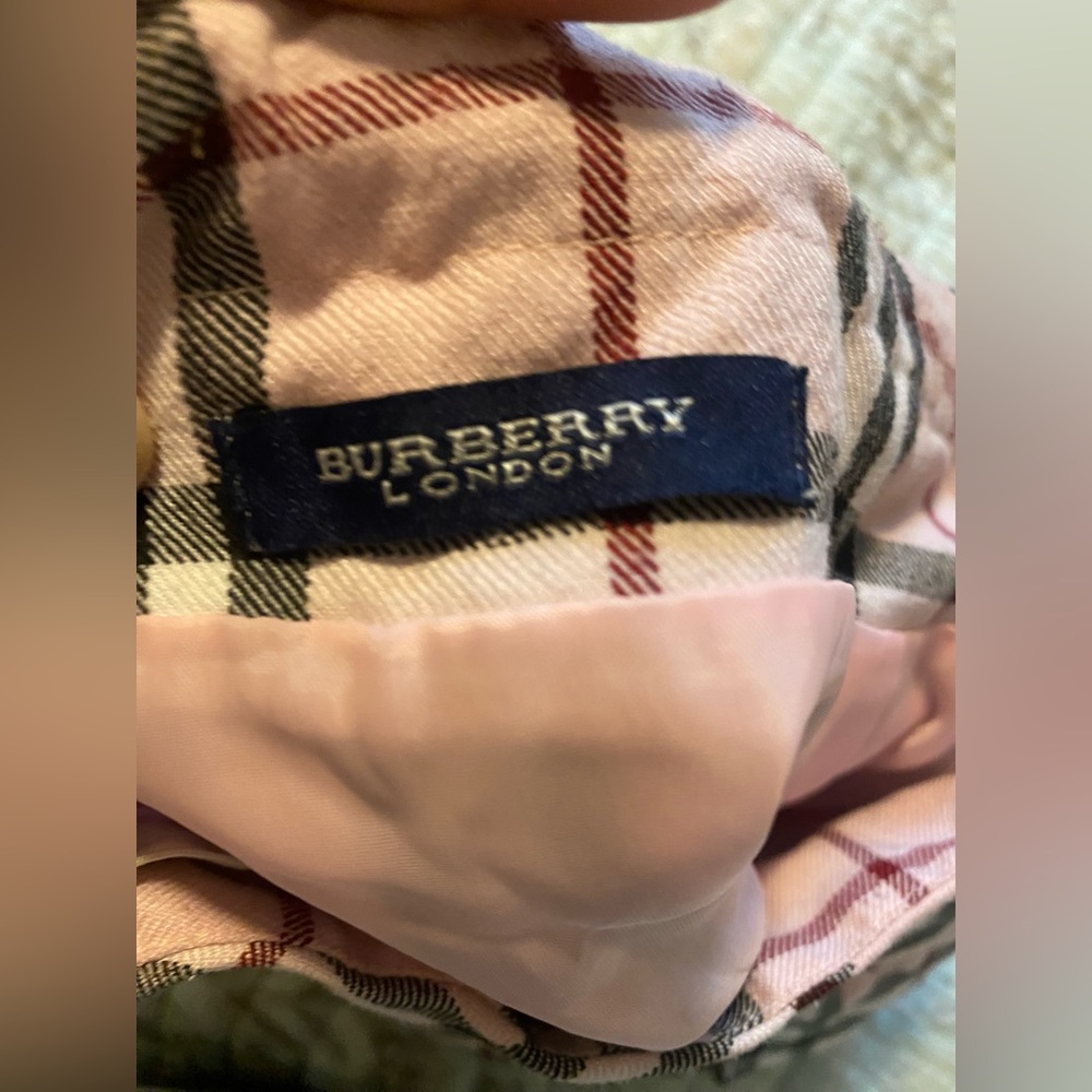 Burberry size 5t pink plaid print